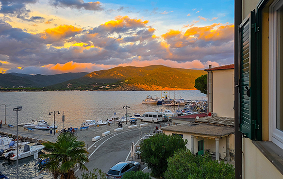 Blick von unserem Balkon