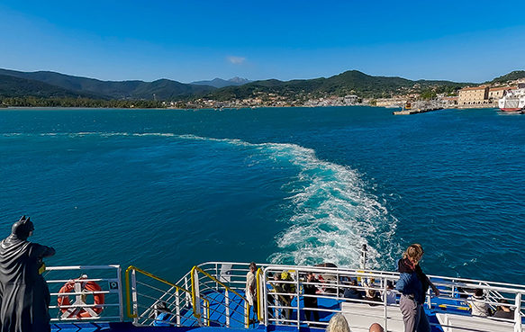 noch ruhig auf der Moby Niki