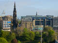 Scott Monument vom Hotelzimmerfenster