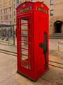 Telefonkabine auf der Royal Mile