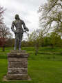 Historische Bleistatue von King Charles I (1600-1649)