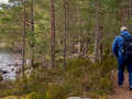 Reiner wandert den Two Lochs Trail