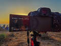 Sonne im Kameradisplay (Cala Blanca)